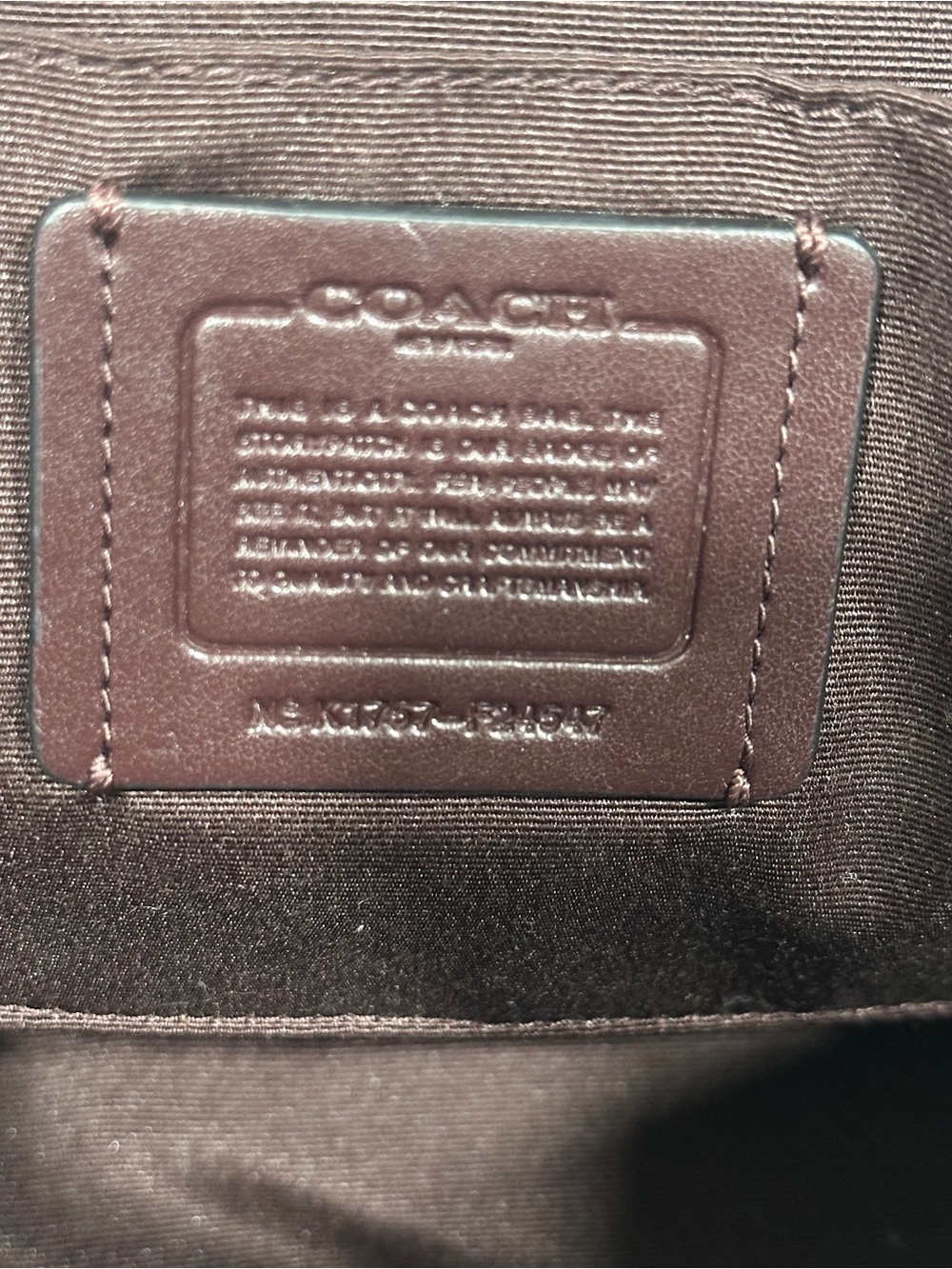 Coach Cream Floral Dome Satchel with Pink Roses and Brown Trim Patent & Leather - Picture 15 of 16
